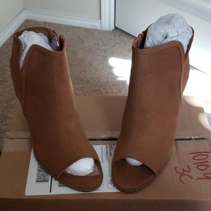 Open toe, open heel,  booties